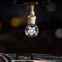 1 Pc Car Interior Hanging Perfume Bottle Empty Fragrance Decor Rearview Mirror Accessory - Multicolor - View 12