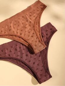 3PCS Casual Plus Size Multi-Color Mid Waist Heart Print Women Butt Lifting Tummy Control Shapewear Shorts Flat Belly Sheath Slimming Pants Underwear Shorts - Multicolor - View 8