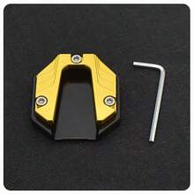 Motorcycle Accessories Modified Enlarged Side Stand Base, Anti-Slip Auxiliary Kickstand Pad For Motorcycle & Electric Bicycle