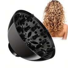 1pc/2pcs Travel-Friendly Hair Diffuser For Curly/Wavy/Coily Hair - Salon-Grade Blow Dryer Attachment, No Heat Damage Volumizing Tool | Curly Hair Diffuser For Defined Natural Curls, Lightweight Styling For Home & Travel - Multicolor - View 1