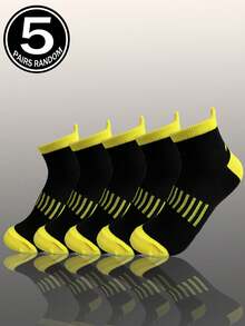 12 Pairs Soft And Comfortable Sports Outdoor Short Socks For Men - Multicolor - View 6