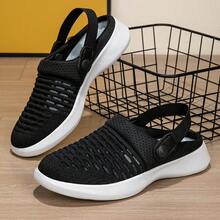 New Women Spring/Summer Slide Sandals, Women's Shoes, Outdoor/Running/Casual Lightweight Slip-On - Black - View 1