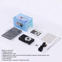 Digital Camera, Auto Focus FHD 4K Vlogging Camera 48MP 16X Digital Zoom Compact Camera With 32GB Memory Card Portable Point And Shoot Cameras For Teens Beginner Adult