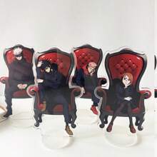 Jujutsu Kaisen 1pc/Set Anime Peripheral Jujutsu Kaisen Acrylic Stand, Gojo Satoru Decorative Creative Display, Itadori Yuji Desktop Card Holder, Fushiguro Megumi, Room Decor, Bedroom Decor, Holiday Gift Back To School
