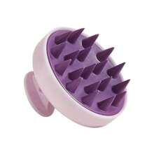 1PC Scalp Massage Brush, Wheat Straw Hair Washing Tool, Silicon Hair Brush, Massage & Cleansing Scalp Brush, Scalp Exfoliating Scrub, Dandruff Removal Tool, Suitable For Both Men And Women Home Bathroom Decor Summer