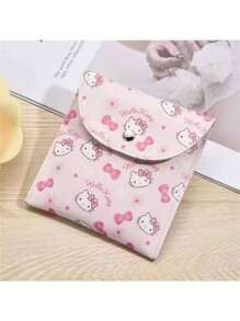Sanrio Sanrio Hello Kitty Women Tampon Storage Bag Sanitary Pad Pouch Napkin Cosmetic Bags Waterproof Multi-Function Storage Bag Pouch Makeup Bag Travel School Supplies Travel Essentials Make Up Bag Holiday Essentials Makeup Bags Makeup Pouch Makeup Organizer Holiday Winter Leopard Print Sausage Dog Gifts For Women