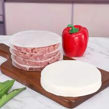 500/1000/1500pcs Non-Stick Hamburger Patty Papers, Oil Absorbing Separator Papers, Easy Storage, Separates Burgers When Frozen, Suitable For Cutlets, Cookies, Pies, Mousse And Other Foods, Kitchen Supplies, Outdoor Restaurants & Home Kitchens