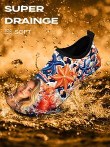 Women's Custom Water Shoes, Customized And Name Quick-Dry Aqua Socks Swim Beach Barefoot Yoga Exercise Wear Sport Accessories, Pool Camping Must Haves Adult Youth Size - Black - View 9