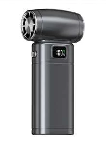 Aria compressa Duster: Soffiatore d'aria elettrico a 90.000 giri/min con luce LED, mini soffiatore d'aria ricaricabile senza fili, kit di pulizia per auto, PC e casa che sostituisce la bomboletta di aria compressa, per rinfrescare d'estate, in spiaggia e per i viaggi