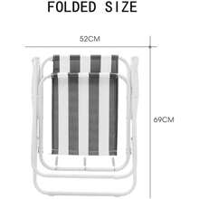 Pack de 2 Sillas de Playa Plegables con Reposabrazos, Silla Portátil para Camping, Jardín, Exterior y Ocio, Ligera y Resistente, Estructura de Acero, Tela Cómoda, Fácil de Transportar y Almacenar, Diseño Compacto y Plegable, Disponible en Colores Vibrantes, 74x52x38 cm