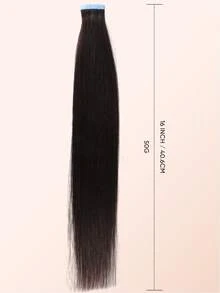 jessie's wig Jessie's 貼片式接髮 真人髮 20片/包 50g 絲滑直髮 漂染金髮 自然外觀 高品質 貼片接髮 深棕色 2# - S2 - 查看 5