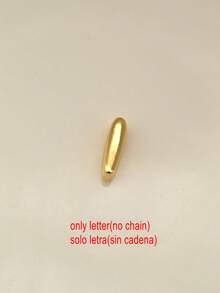 MECYLIFE 1 chiếc vòng cổ tên tùy chỉnh, mặt dây chuyền chữ cái phổ biến được cá nhân hóa dành cho phụ nữ làm quà tặng sinh nhật phụ kiện thời trang, chuỗi chữ cái được bán riêng - Vàng - Xem 10