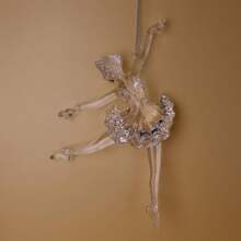 1pc Graceful Ballet Dancer Plastic Hanging Decor, Elegant Lady Dance Ornament For Car, Home, Garden, Window And Porch Decor - Perfect Gift For Birthday And Holidays Room Decor Bedroom Decor Home Decor Wall Decor