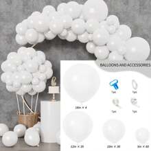 129 Stücke pastellblaue Ballons in verschiedenen Größen 18 12 10 5 Zoll für Girlanden und Bögen, hellblaue Ballons für Geburtstag, Baby-Dusche, Geschlechteroffenbarung, Ostern, Hochzeit, Party-Dekoration, Sommer-Geschenke, Stranddekor, Einschulung, Schul-Bedarf, Raumdekoration