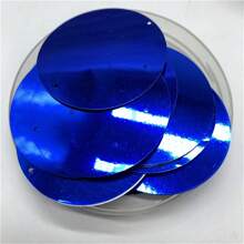 50 szt. 50 mm płaskie okrągłe cekiny z 1 otworem bocznym PVC płaskie okrągłe luźne cekiny paillettes szycie rękodzieło DIY ślubny wisiorek