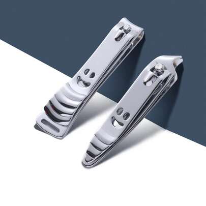 ATOMUS Bộ 2 kìm cắt móng tay bằng thép không gỉ cao cấp, dụng cụ làm móng, kéo cắt móng, dụng cụ chăm sóc móng.