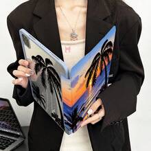 1 件带有夏日海滩主题印花的平板电脑保护套，带笔架的平板电脑保护套适用于 iPad 10.9/10.2/ Air 5th Gen/Pro11/10th/9.7/Air 2/iPad（7th Gen）/ iPad（8th Gen）/ iPad Air 4/5/iPad Pro 11/iPad 10th 代 10.9 英寸 2022 智能保护套/iPad Air 13(M3 2025)/iPad Air 11(M3 2025)/iPad Air 11(M3 2025)/iPad 11(A16 2025)，自动睡眠/唤醒功能