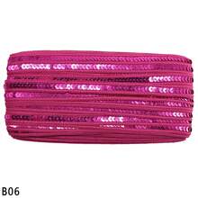 5米12毫米亮片丝带蕾丝花边面料适用于连衣裙手工DIY工艺蕾丝丝带面料服装缝纫用品 - 彩色 - 查看 23