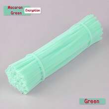 100/500 件粉彩管道清洁器雪尼尔茎 12 英寸散装管道清洁器花什锦毛绒棒适用于创意学校项目 DIY 万圣节圣诞节装饰，5 种颜色（5 种马卡龙色）