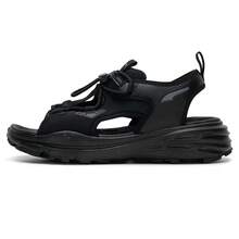 Puma 男鞋女鞋拖鞋/涼鞋Hypnotic Sandal舒適輕便運動休閒鞋401653-01 - 黑色-黑色 - 查看 1