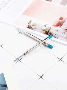 10 Multi-Purpose Ballpoint Pen Refills, Universal Refill Length 10cm, International Standard Refills For School, Office, Ballpoint Pen Refills For Click Pens, 1mm Medium Nib, Parker Refills Compatible - Multicolor - View 3