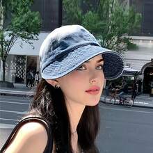 1pc Unisex Retro Washed Baseball Cap, Women Solid Color Loose Brimless Cap, Fashion Oversized Simple Casual Hat For Beach, Golf, Fishing - Fun Outdoor Vacation, Suitable For Men And Women (Multiple Styles Available) - Multicolor - View 13