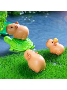 Juego de 6/12 minidelfines de resina, muñecas miniatura de delfines lindos, muñecas miniatura de delfines de resina, animales miniatura de resina adecuados para decoración de paisaje doméstico, fiesta (color aleatorio), patos, animales de plástico, juguetes de animales de peluche