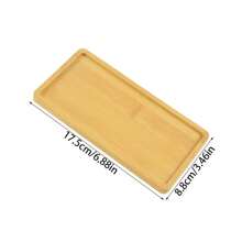 Multi Bamboo Tray Wood Saucer Flower Pot Tray Cup Pad Coaster Plate For Kitchen Decorative Plate Creative Coaster Coffee Cup Mat