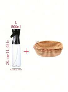 1 sticlă de pulverizare reîncărcabilă, pulverizator de înaltă presiune cu duze interschimbabile, atomizor portabil de călătorie transparent pentru produse cosmetice, ulei, apă, îngrijire a pielii, grădinărit