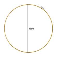 Lingkaran Logam untuk Bunga Ukuran 10-40cm, Bingkai DIY Karangan Bunga, Hiasan Gantung, Perlengkapan Dekorasi Pesta Pernikahan Musim Semi - MultiWarna - View 16