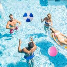 1 szt. Wielofunkcyjna nadmuchiwana piłka plażowa, duża zabawka na zewnątrz odpowiednia na imprezę przy basenie, gry wodne, sporty plażowe, wystrój centrum handlowego, trwały materiał PVC, łatwa do nadmuchania i przenośna