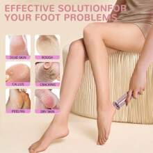 Electric Foot Grinder, Foot Callus Remover, USB Rechargeable, Adjustable Speed, With 20pcs Replacement Sandpapers, Suitable For Both Men And Women To Remove Dry Skin And Dead Skin On Feet