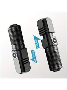 3/4/5PCS High Lumens Tactical Flashlight, Rechargeable Mini Flashlight With Adjustable Brightness, Long Lasting For Camping, Outdoor Adventures, And Home Emergency, One-Click Off, 3 Modes