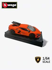 Burago Macchina da corsa sportiva in metallo pressofuso Bburago 1:64 Lamborghini Revurlto, incluso cappuccio antipolvere gratuito per il modellino di auto