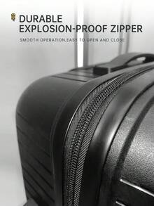 Durable Multi-Function Trolley Suitcase, Large Capacity Business Travel Luggage, Spinner Wheels, Password Lock, Student Trunk Box Graduation - Multicolor - View 5