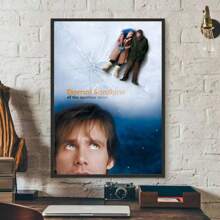 1 pieza Pintura en lienzo del cartel de la película "La eterna luminosidad de una mente sin recuerdos", decoración moderna para la pared del hogar, sala de estar, dormitorio o bar, sin marco