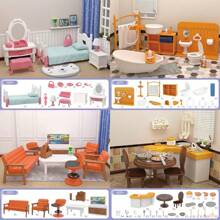 1 pieza Conjunto de accesorios miniatura para casa de muñecas, escena micro de cocina simulada con diseño de koala