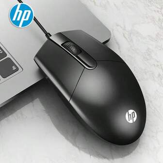  HP Mouse Wired Silent Business Office Home Games Universal Silent Laptop Desktop USB