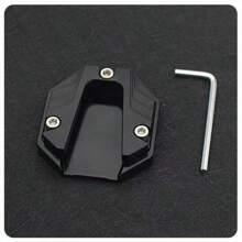 Motorcycle Accessories Modified Enlarged Side Stand Base, Anti-Slip Auxiliary Kickstand Pad For Motorcycle & Electric Bicycle