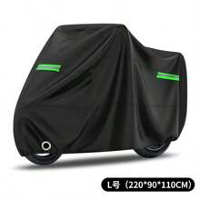 Funda para motocicleta con franjas reflectantes, Funda impermeable y a prueba de polvo de tafetán 190T para motocicleta y scooter