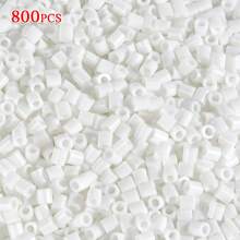 Juego de 800 piezas/4000 piezas de cuentas de fusión de 5 mm - Juego de Arte Pixel de 48 colores para hacer manualidades de puzzles 3D, joyería, regalos artesanales - Ideal para fiestas de carnaval, Halloween y Navidad