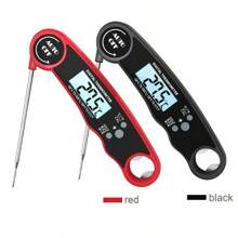 Klappsonde elektronisches Fleischthermometer, Steakthermometer, Küchenthermometer, Küchenflaschenöffner, Lebensmittelthermometer