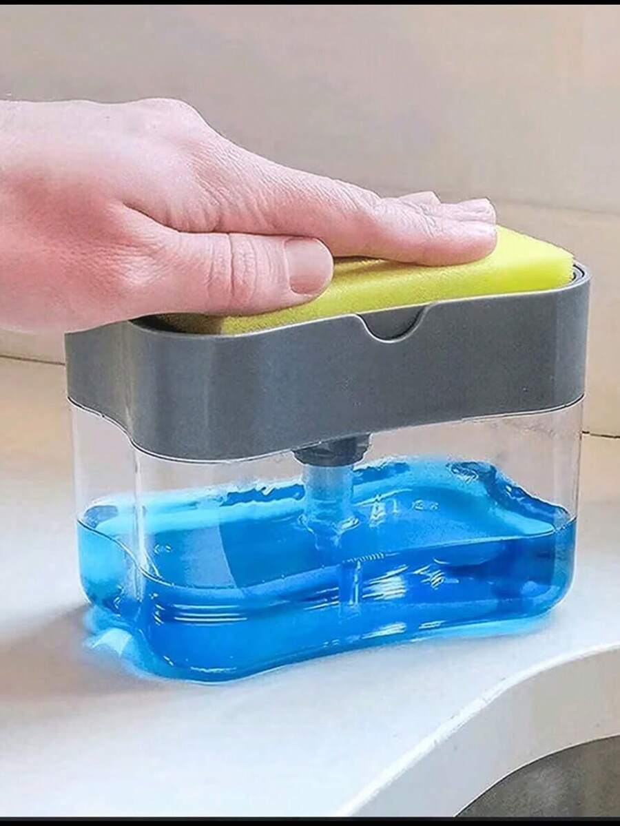 1pc/2pcs Creative Kitchen Soap Dispenser, Household Kitchen Storage - Multicolor - View 1
