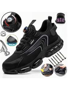 Tenis Cómodos Antideslizantes Transpirables Zapatillas - Negro - Ver 7