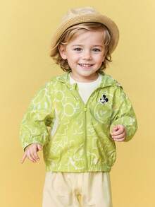 Balabala Baby Kids' Disney Hooded Windbreaker Lightweight Jacket With 3D Ears - Perfect For Boys & Girls