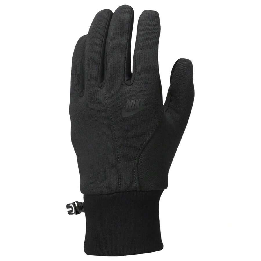 Nike Mens Fleece ThermaFit Running Gloves (Black)