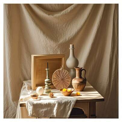 Cotton Cloth Ins-Style Photography Prop Backdrop, Suitable For Manicure, Cosmetics, Jewelry Photography