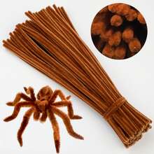 201pcs Pipe Cleaner Craft Set, Includes 200pcs Pipe Cleaners And 1pc Glue Stick, Bulk Pipe Cleaners Craft Supplies For DIY Art & Creative Crafts Decoration - 彩色 - 查看 42