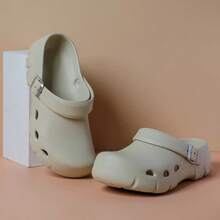 女士手术室透气凉鞋，夏季新款时尚百搭舒适软底拖鞋，厚底防滑休闲沙滩，简约清新拖鞋，防滑浴室拖鞋