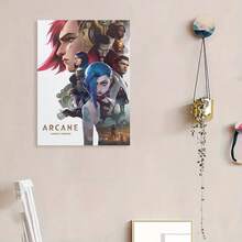 Framed League Arcane LOL Game Of Legends Poster Canvas Art Poster And Wall Art Picture Print Modern Family Bedroom Decor Posters (30x45cm) - Framed - View 5
